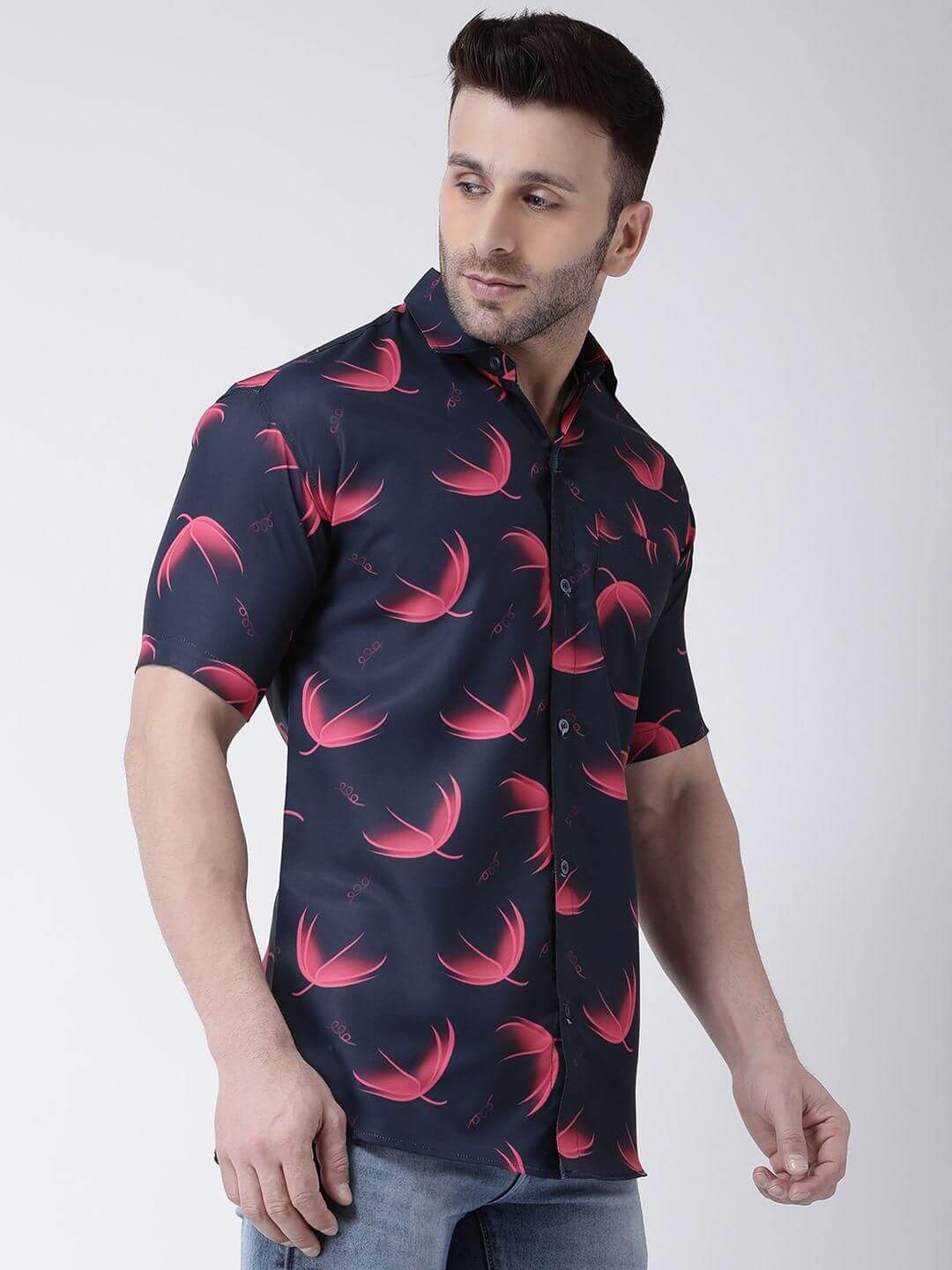 RAIG Printed Half Sleeves Casual Shirts