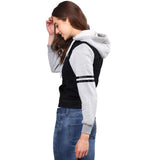 Campus Sutra Women Colorblock Stylish Casual Denim Jacket