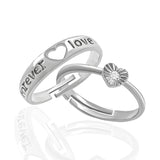Latest Silver Plated Couple Rings