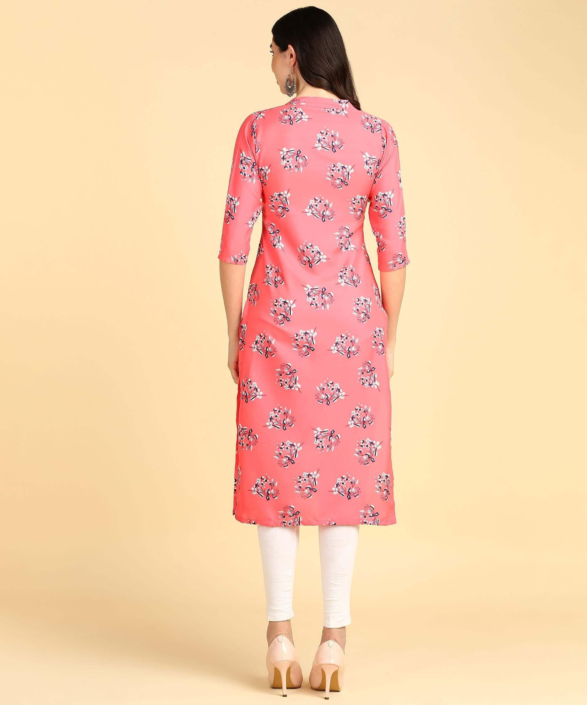 Beautiful Printed Casual Creap Kurtis