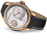 3D Glass Chronograph and Date Display White Dial Analog Wrist Watch for Men