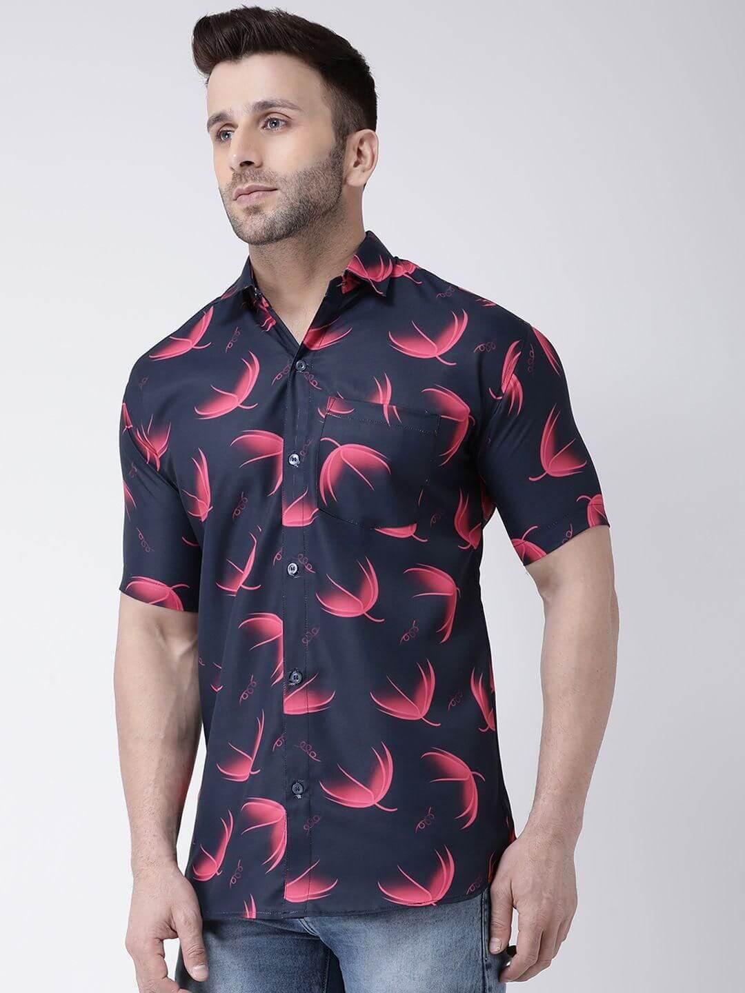 RAIG Printed Half Sleeves Casual Shirts