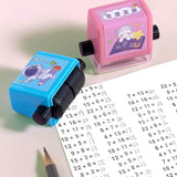 Roller Design Digital Teaching Stamp, Math Stamps Practice Tools Within 100 Supplies Educational for Preschool All Arithmetic