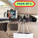 Car Seat Back Hooks with Phone Holder(Pack of 2)