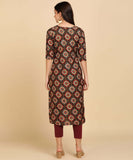 Delicate Printed American Crepe Kurti